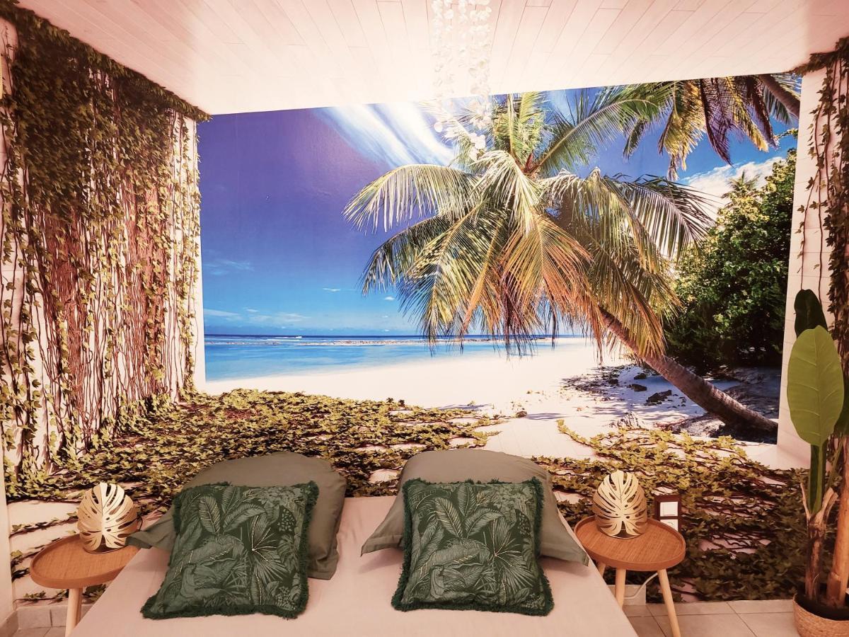 Le Studio Tahiti 4 Pers 600M De La Plage La Faviere بورم لي ميموزا المظهر الخارجي الصورة