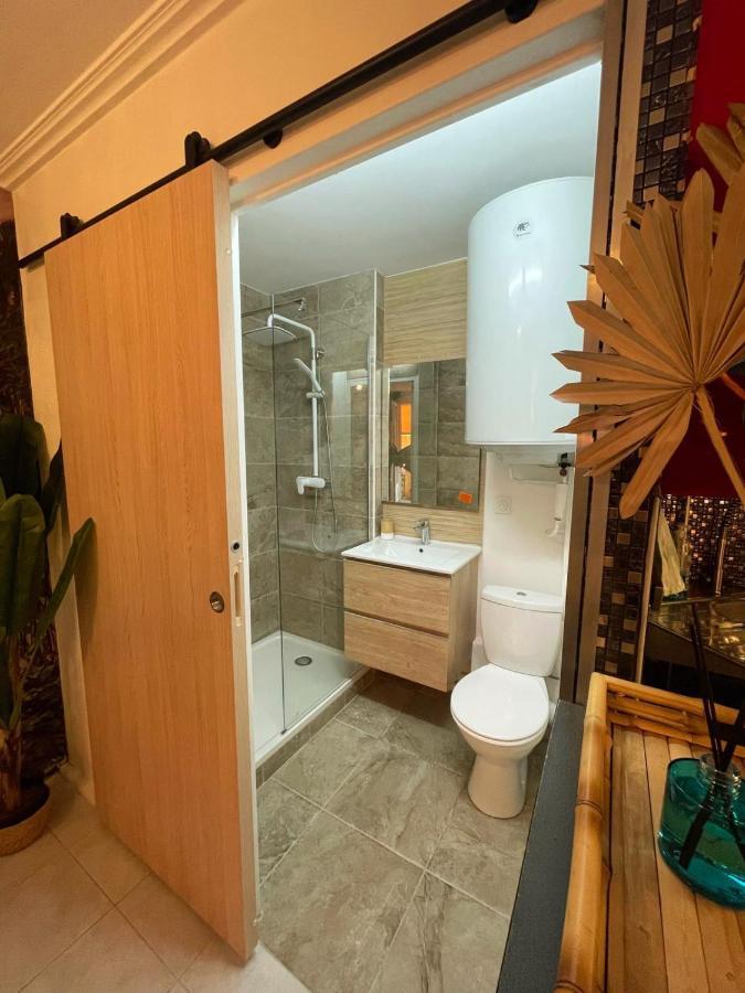 Le Studio Tahiti 4 Pers 600M De La Plage La Faviere بورم لي ميموزا المظهر الخارجي الصورة
